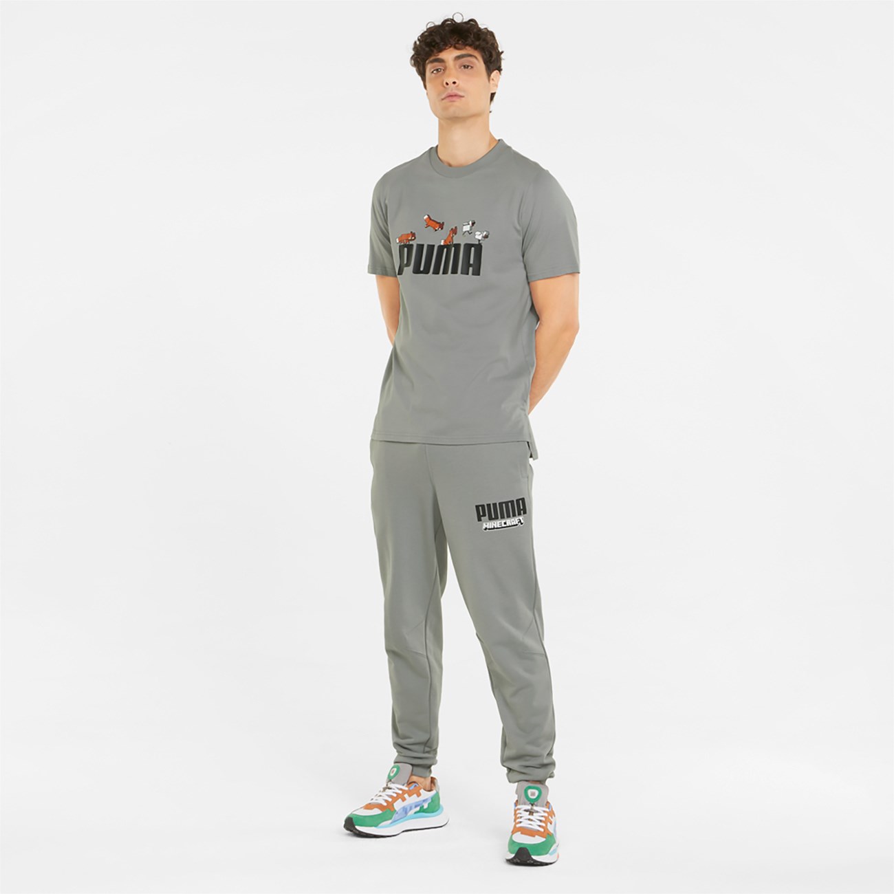 PUMA Ανδρικό T-shirt Puma x Minecraft Graphic 534374-76 - The Athlete's Foot