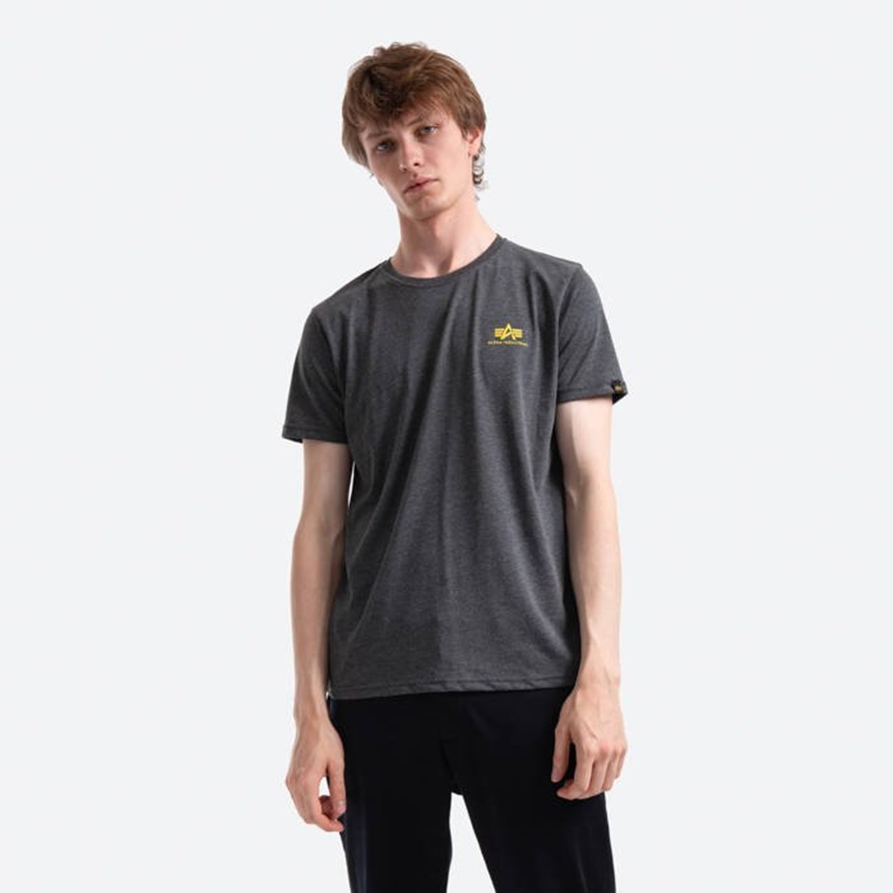 ALPHA INDUSTRIES Ανδρικό T-shirt Basic T Small Logo  188505-315 - The Athlete's Foot