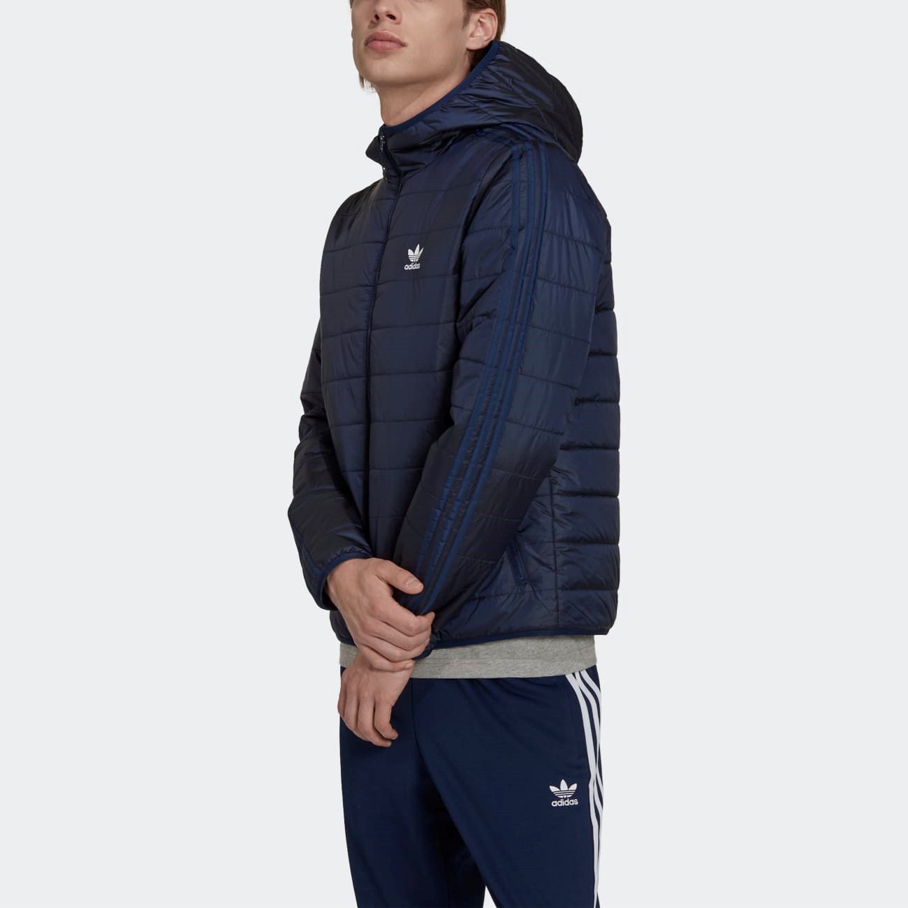 adidas Originals Aνδρικό Μπουφάν Padded Hooded Puffer Jacket HL9210-TR720 - The Athlete's Foot