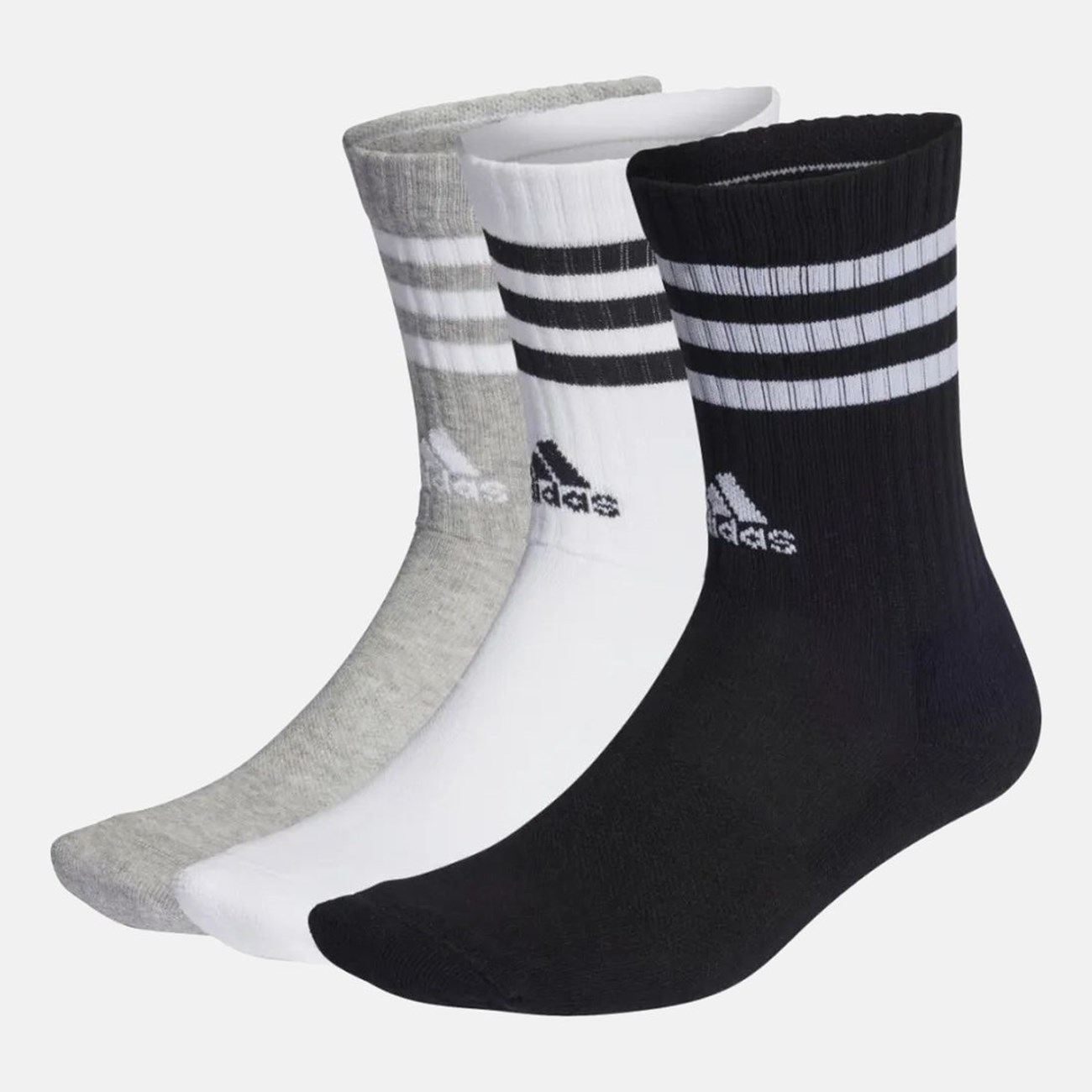 adidas Sportswear 3-Stripes Cushioned Crew Κάλτσες IC1323 - The Athlete's Foot